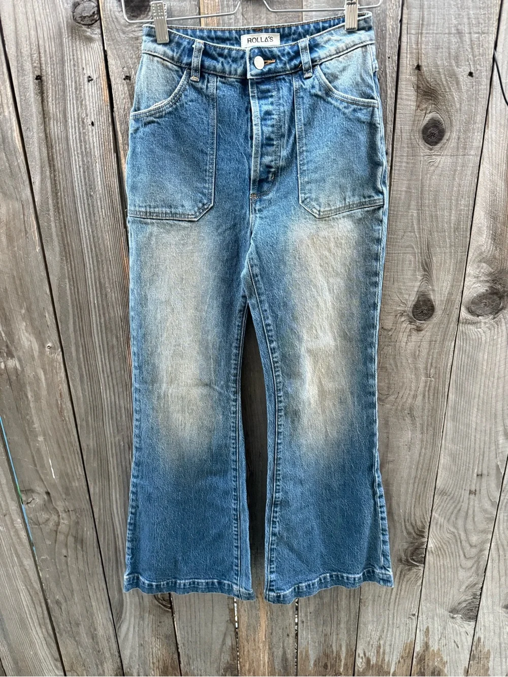 Rollas Eastcoast Mavis Flare Leg jeans - Picture 3 of 5